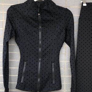 Lululemon Flocked Polka Dot Define Jacket